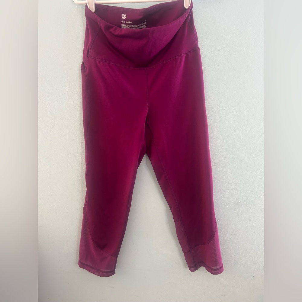 All in Motion Kids Burgundy Leggings